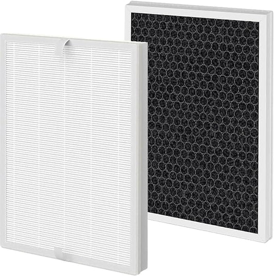 2 Pack A7 & E-400 Replacement Filter,Compatible for AromaRoom E-400 and VEWIOR ClearAir-A7 Air Cleaner Purifier, HEPA, Fine Pre-Filter, Activated Carbon