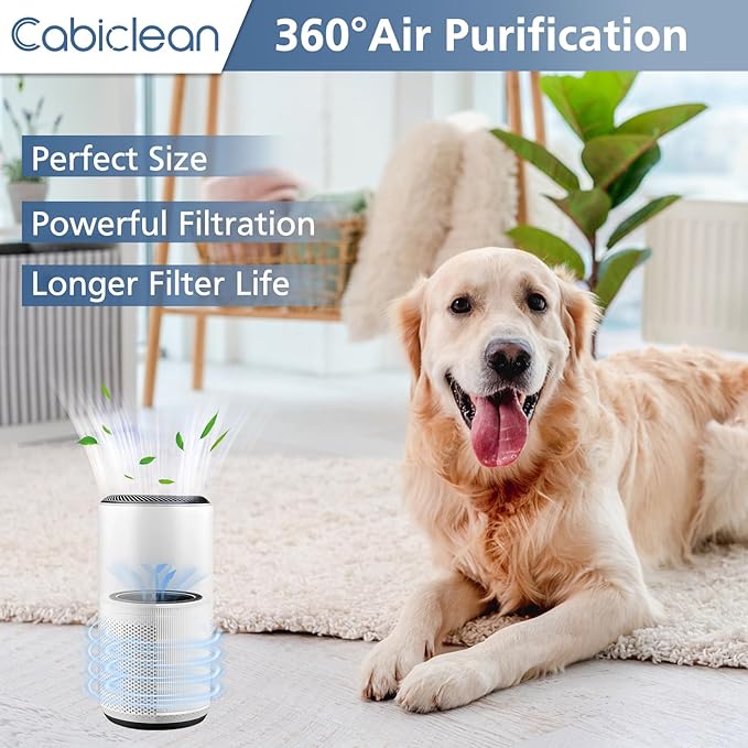 Core 400S Replacement Filter for LEVOIT Core 400S Smart WiFi Air Purifier, Core 400S-RF 3-in-1 True HEPA Activated Carbon Filter, LRF-C401S-WUS, 2 Pack, White