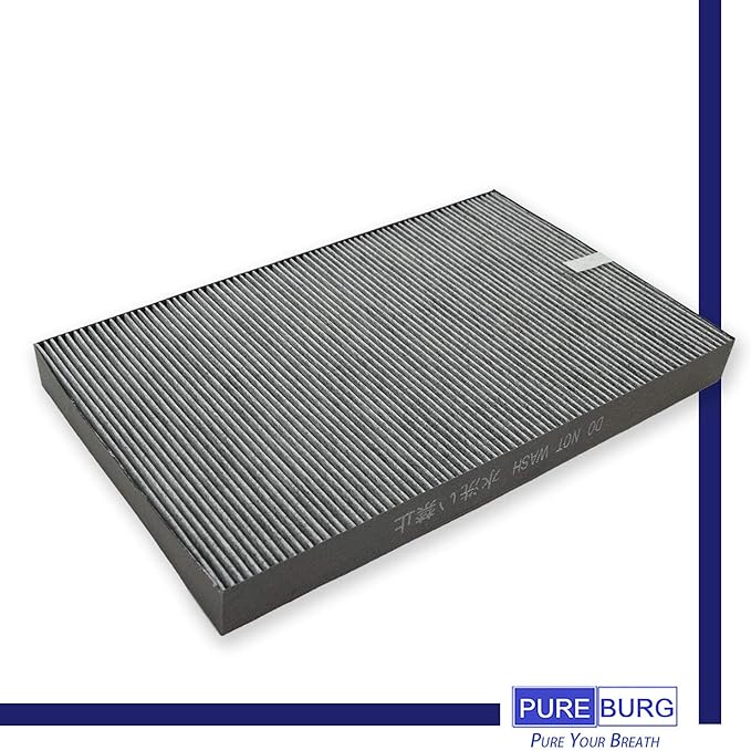 PUREBURG Replacement Filter Compatible with Sharp FP-F50UW KC-830U FP-P30U Air Purifiers FZ-F50HFU FZ-P30SFU,1-Pack HEPA Activated Carbon 2-in-1