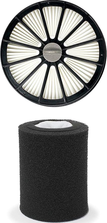 Fette Filter - Vaccum Filter Set Compatible with Bissell Pet Hair Eraser Lift-Off Upright Pet Vacuum Model 20871 2087 20872 20874 20878 2087R 2087Q Compare to Part 1612637 & 1612631. (Pack of 1)