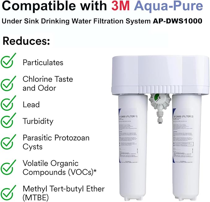 DW8090 Compatible with 3M® AquaPure DW80/90 AP-DW80/90 AP-DWS1000