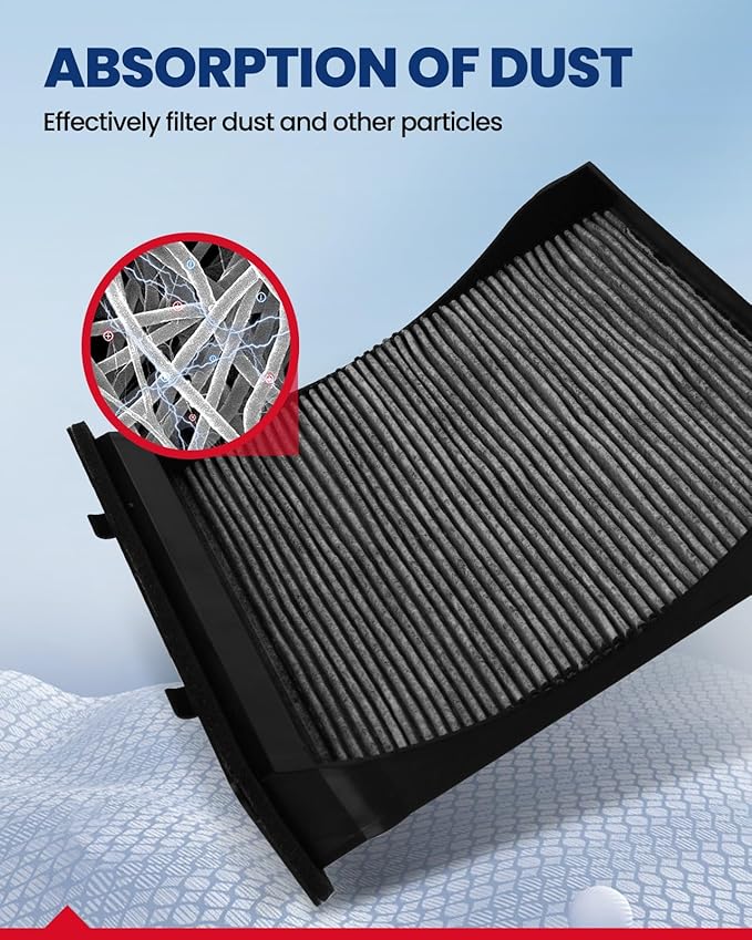 KAX Cabin Air Filter, CF10930 Replacement for Forester 2009-2018, Impreza 2008-2016, Crosstrek 2016-2017,WRX WRX STI 2013-2021,XV CROSSTREK w/Activated Carbon Passenger Compartment Air Filter