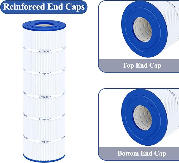 Cryspool® 08060 Filter Compatible with CX1750RE, C1750, C1750E, C1900RE, PA175, C-8417, FC-1294, 817-0175P, 175 Sq. Ft Pool Filter Cartridge, 1 Pack