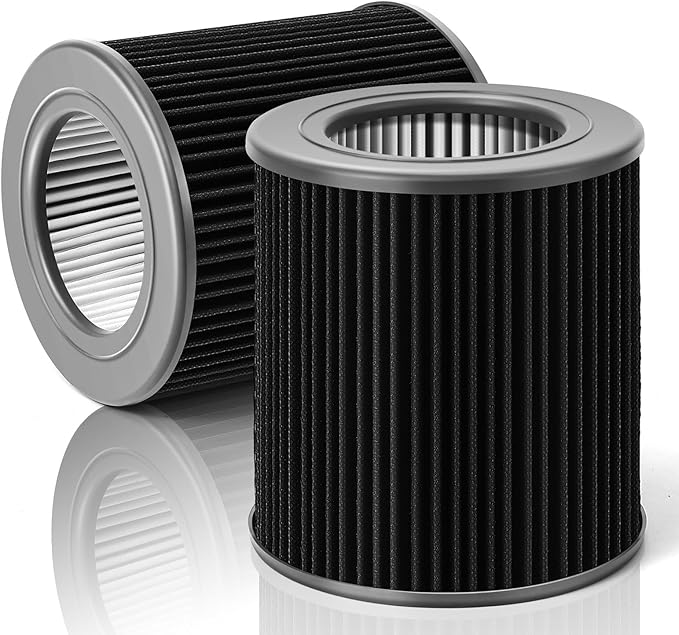 2 Pack Air Mini Replacement Filters Compatible with Molekule Tri-Power Air Mini & Air Mini+Air Purifiers,3-in-1High-Efficiency Activated Carbon Replacement Filter