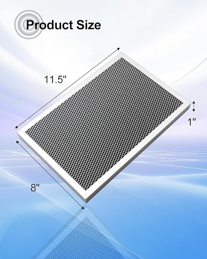 Washable Dehumidifier Filter Fits for AprilAire Whole-House Dehumidifiers Models 1820 1820Z E070 E070KZ E070KZM E070N E070T E070Z Replace 5695, MERV 8 Replacement Filter 8x11.5x1 (Pack of 2)