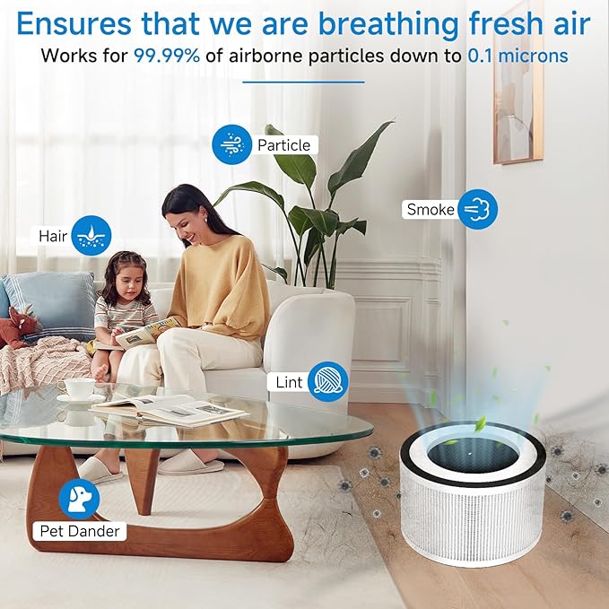 2-Pack True Replacement Filter Compatible with Afloia Fillo/Halo/Mook-a Allo, 3-in-1 High Efficiency True Filter for Fillo Filter