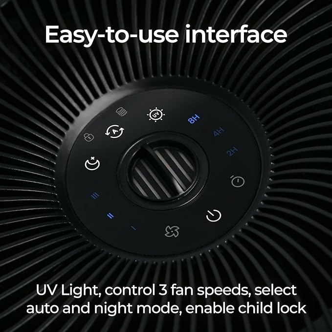 AirPro Purifier for Home and Bedroom | HEPA 14 Filter | Ultra-Quiet Air Cleaner | Activated Carbon Filter and Essential Oil Diffuser - (2 Packs)