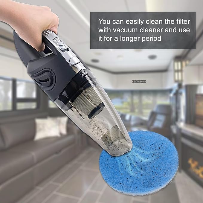 RV Air Conditioner Filter - RV 5.25" Round Air Duct AC Filter Replacement MERV 8 Air Filter (8 Pack)