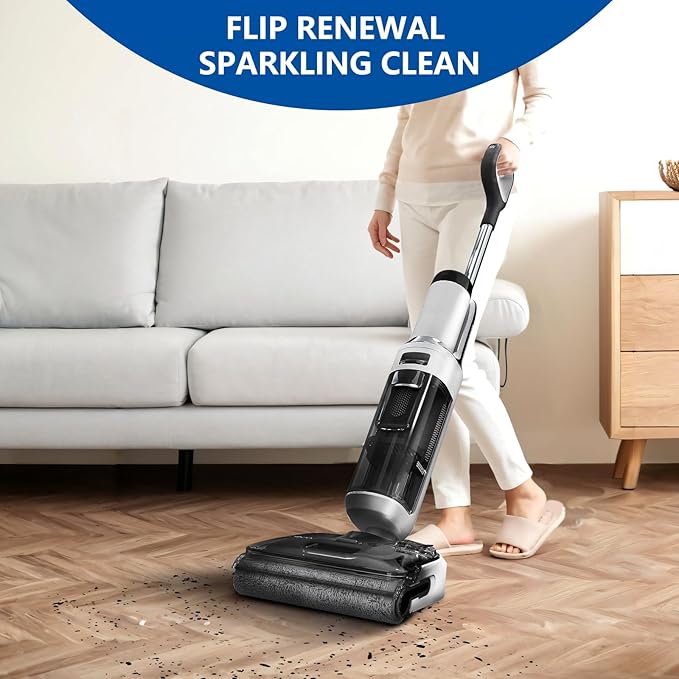 Roller Brush and Filter Replacement Compatible with Tineco Floor One Stretch S6,Floor One Switch S6 Cordless Vacuum Cleaner, Replacement Parts Include 3 Brush Rollers, 3 Filters