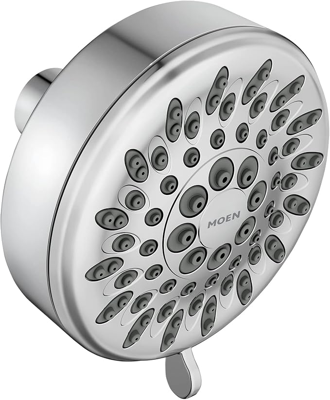 Moen Ignite Chrome Five-function Shower Head With 2.5 GPM High-Pressure Spray, 20090
