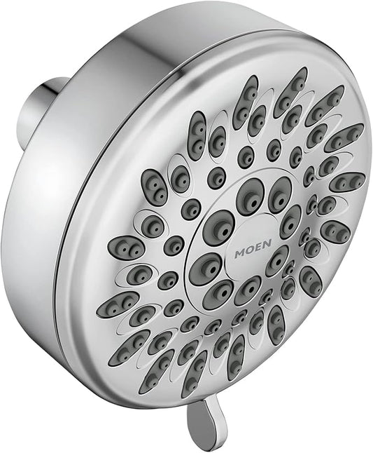 Moen Ignite Chrome Five-function Shower Head With 2.5 GPM High-Pressure Spray, 20090