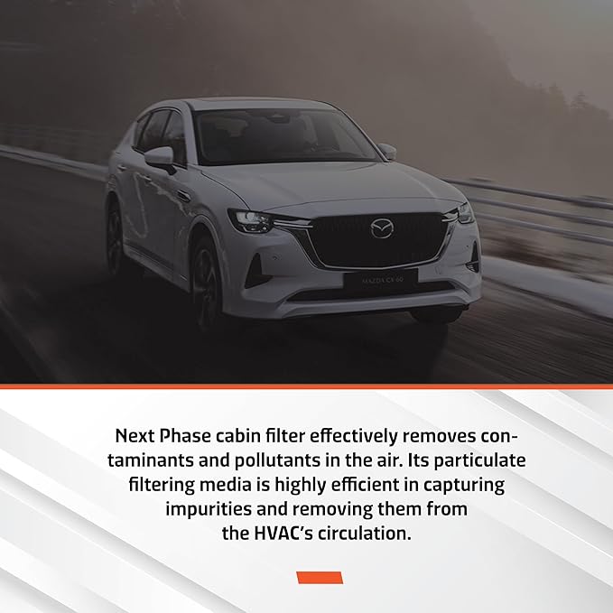 Cabin Air Filter Replacement - Pack of 1 - Made in USA - Compatible with Various Lexus, Subaru, Toyota & Mazda Models - Replaces O.E. 8713928020, 72880FL00A, TK4861J6X - for Carbon Upgrade use NP21471