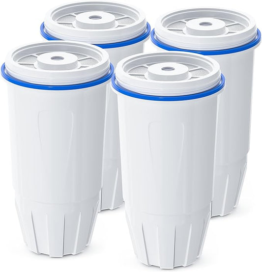 Water Filter Replacement by NUTTUTO Compatible with Zero Pitcher and Dispensers, for ZR-001, ZR-017 ZP-006 ZD-013 ZS-008, Multistage Filtration System to Reduce Lead, TDS, PFOA/PFOS, Chlorine, 4 Packs