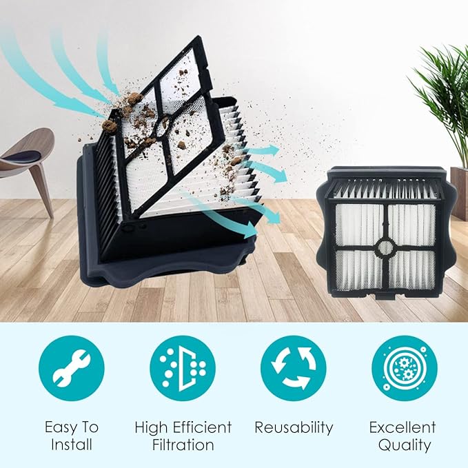 Brush Roller for Tineco Floor ONE S5 Steam Vacuum Cleaner Replacement HEPA Filter Vacuum All-in-one