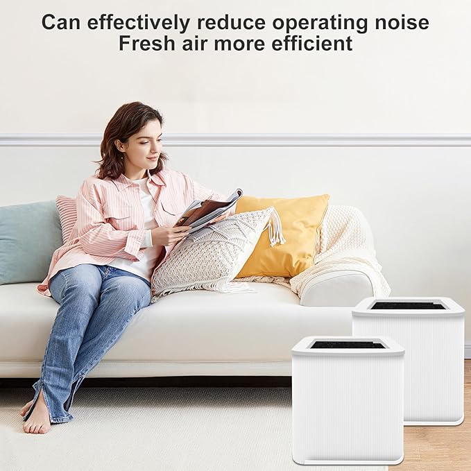 2 Pack 211+ Replacement Filter Compatible with 211 Air Puri-Fier， Activated Carbon 211 Filter