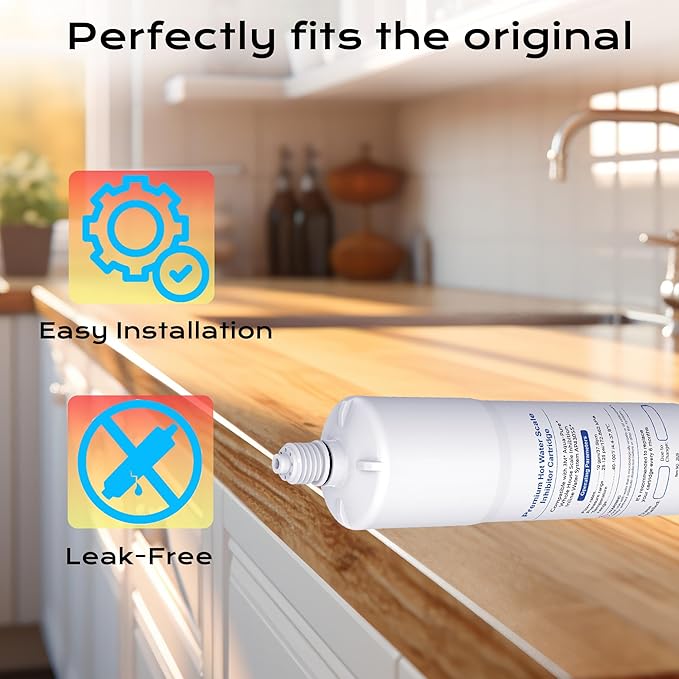 AP431 AP430SS Whole House Scale Inhibitor Filter, Prevent Scale Build Up On Hot Water Heaters, Pipes and Boilers, 1 Count