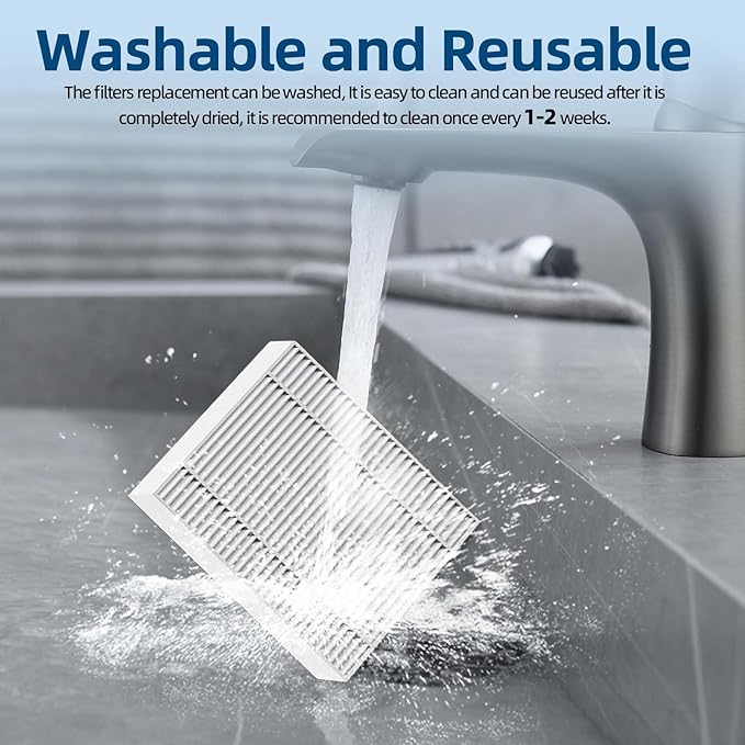 Air Filters Replacement for iRobot Roomba 105 Filter Compatible with Combo Essential, Combo 2 Essential, Vac Essential, Vac 2 Essential, Q0120, Q0110, Q0520, Y0140, Y0110, 105 Series 10 Pack