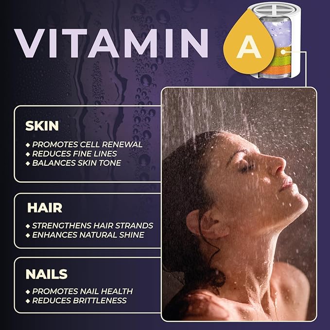 AquaHomeGroup Vitamin C + E + A Shower Filter Replacement Cartridge with Aroma Granules (Lavender) - Removes Chlorine, Supports Skin & Hair Health - Compatible with Similar 15 20 Stage Filters