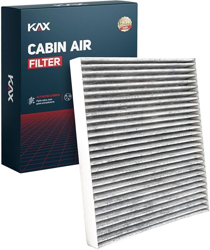 KAX Cabin Air Filter, CF11175 Replacement for Mazda 6 2009 2010 2011 2012 2013, w/Activated Carbon Passenger Compartment Air Filter, Filter Up Dust Pollen