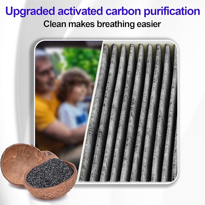 Cabin Air Filter for AVALON CAMRY COROLLA/PRIUS/PRIUS PRIME RAV4 ES350 RX350 RX350L RX450H RX450HL CX-9 Replace 87139-0E040 TK48-61-J6X