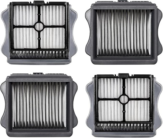 keluke Vacuum Filter Replacement Compatible with Tineco iFloor 3, Floor ONE S3 & Floor ONE S5, Floor ONE S5 Pro Cordless Vacuum Cleaner, 4 Pack Replacement Filters