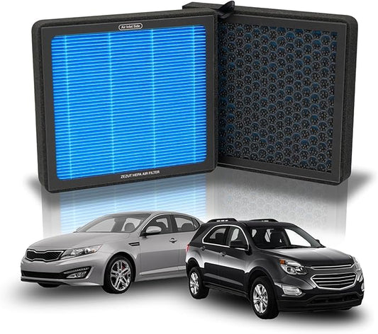 CF11819 Cabin Air Filter Fits Chevy Captiva Sport, Equinox, Terrain, GMC Terrain, Hyundai Azera, Santa Fe, Sonata, Kia Cadenza, Optima, Sedona, Saturn Captiva Sport, Activated Carbon Beads