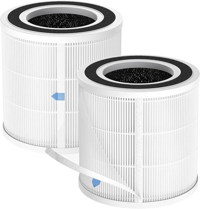 2 Pack H7129/H7128 Replacement Filter for GoveeLife H7129, H7128 Air Purifiers, 3-in-1 HEPA Air Filter for H7129/H7128 Air Purifier for for Homes(Include 4pcs Pre-Filter)