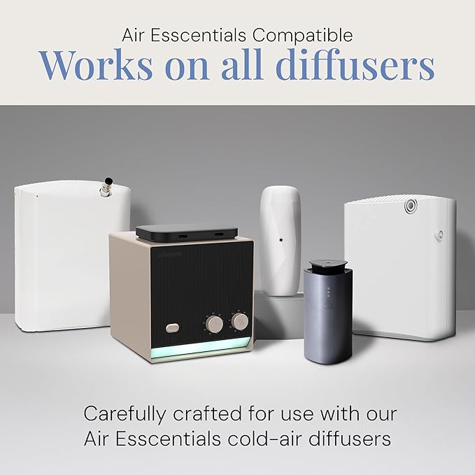 Green Tea & Lemongrass Aroma Oil, Essential Oils Blend for Diffusers & Scent Machines, Blend of Lemongrass & Leafy Greens, Aromatherapy, Cold Air Diffuser Compatible, 100 mL