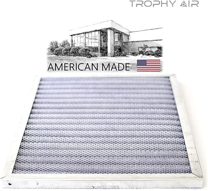 | Merv 8 | Washable Furnace Filter | Lifetime HVAC & Furnace Air Filter | Washable | Superior particle-holding Ability | Premium Quality Aluminum | 18x20x1