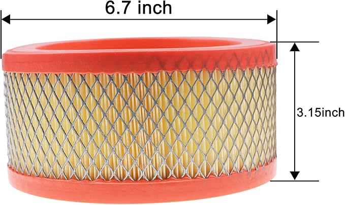 DVPARTS Air Filter Air Cleaner Element 0C8127 Compatible with most Generac V-Twin 760cc & 990cc Engines 12-22 KW air-cooled Generator