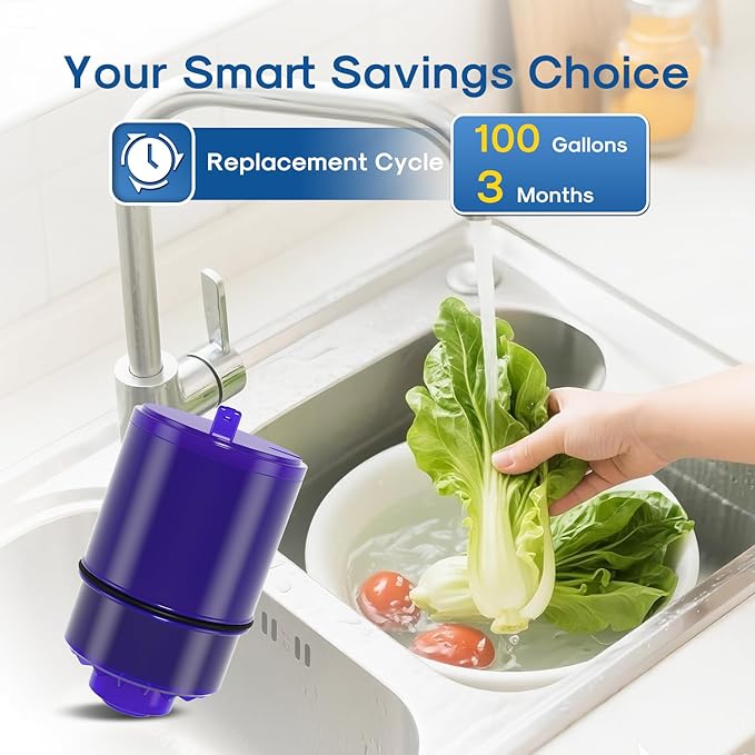 ICEPURE Heavy Metal Reduction Faucet Filter Replacement for Pur® Plus RF9999®, All PUR Faucet Filtration Systems, Removes Lead, Mercury, Chlorine, Fits FM-2500V, FM-3700, Advanced Faucet Mounts, 3PACK