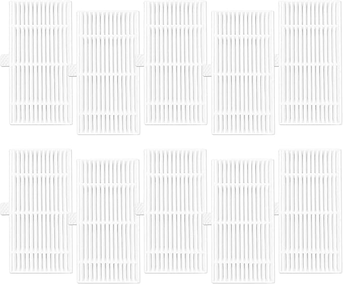 Filters For MAMNV BR150/BR151 For ZCWA BR150/BR151 For ONSON BR150/BR151 For GTTVO BR150/BR151 Robot Vacuum Cleaner, Vacuum Cleaner Filters Replacement Kits(10PCS)