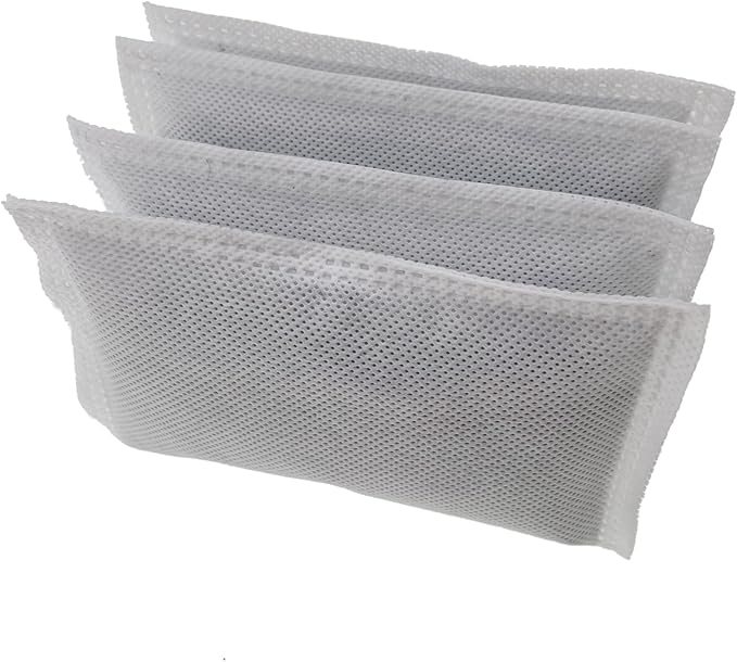 8 Pack Activated Charcoal Odor Absorbing Filter Refill Deodorizer Compatible with iTouchless Trash Cans 8 Gallon and Larger (Large)