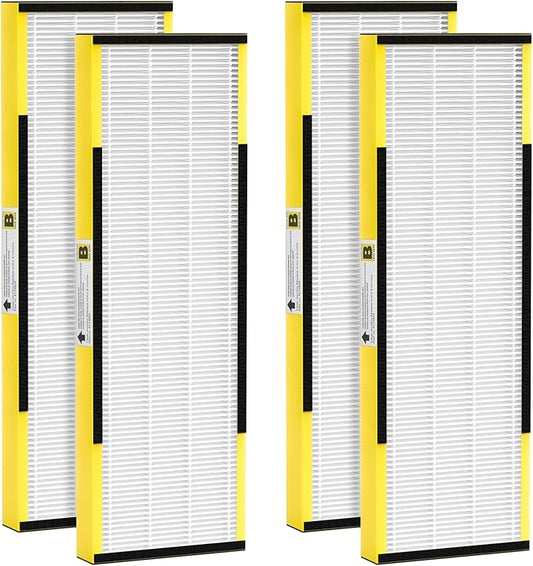 4 Pack HEPA only, FLT4825 HEPA Filter B Replacement, Compatible with Guardian Air Purifier AC4825 AC4300 AC4800 AC4900 AC4850