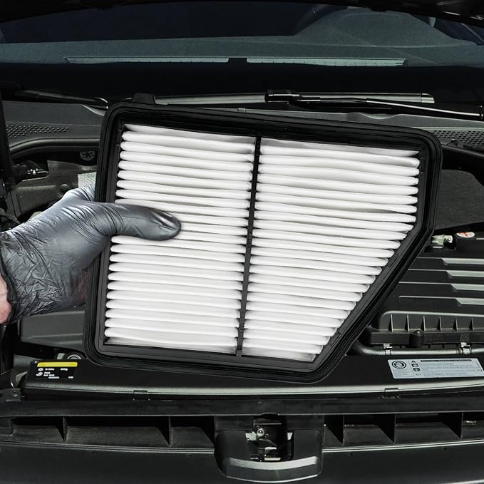 2PCS Cabin Engine Air Filter Kits JM802 JM2205 Fits for 2017-2025 CIVIC 2.0L, 2023-2025 HR-V HRV 2.0L, Replacement for CF11182, CA12051, 17220-5BA-A00, 80292-TF0-G01