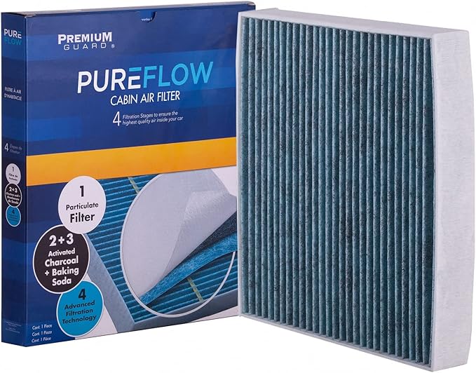 PureFlow Cabin Air Filter PC9977X | Fits 2014-2020 Jeep Cherokee, 2015-2017 Chrysler 200