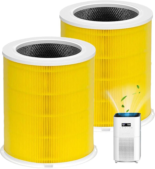 AP401 AP402 Filter Replacement, Compatible with Dayette AP401 AP402 and JOWSET AP402 AP403 Air Purifier, 4-Stage Filtration System, 2 Pack (AP401 AP402 Filter Pet)