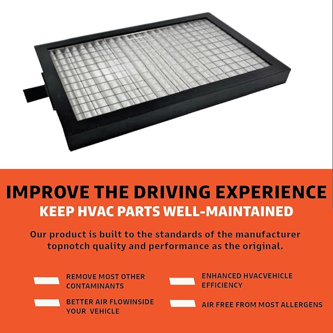 Cabin Filter - Pack of 1 - Compatible with 1992-2000 Peterbilt Trucks 379- Cabin Air Filter Replacement – Replaces O.E. 5X000180, Baldwin PA5321, Donaldson P614224, Luberfiner CAF24006, Wix 24116
