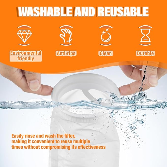 2 Pack IBC Lid Filter Nylon Screen, IBC Tote Lid Filter for Water Tank Rain Barrel Venting Ton Barrel Plastic