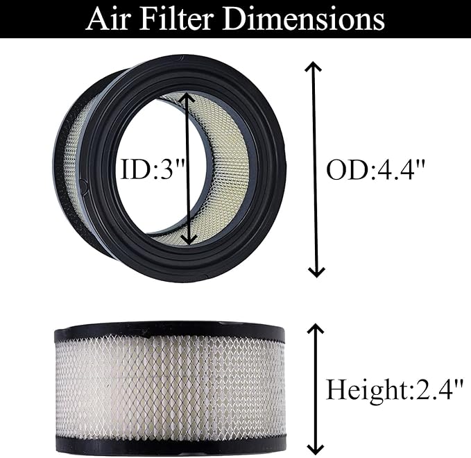 Air Filter 32170979 Compatible With Inger-soll Rand T30 SS5 2340 2475 Air Compressor Cleaner(4 Pack)