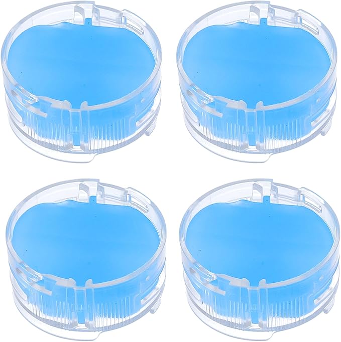 Odor Neutralizer Cartridge Replacement for Shark AZ3000 AZ3002 HZ3000 HZ3002 HZ702 IZ862H IZ562H ZD550 ZU102 LA702 Odor Elimination Replacement 1541FC3000(Pack of 4pcs,Bluebell)