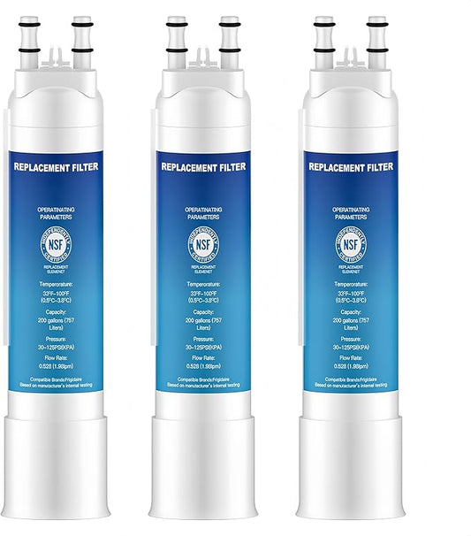 FPPWFU01 Water Filter Replacement for Frigidaire FPPWFU01 Water Filter Compatible with PurePour PWF-1,EPPWF01 PureAdvantage PWF-1 (3 Pack)