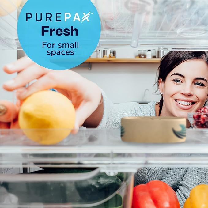 PUREPAX Odor Eliminator For Small Spaces - Premium Activated Carbon Charcoal Unscented 3 Count - Strong Odor Remover for Shoes, Fridge, Diaper Pail, Closet, Drawers, Car, Locker, Gym Bag