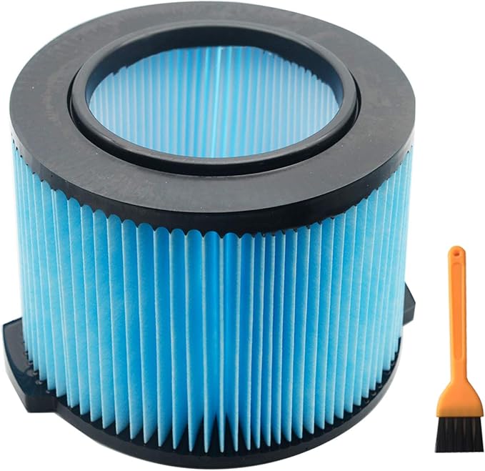 EZ SPARES Replacement for Ridgid VF3500,Wet Dry Shop Vac Filter Hepa,3-Layer Filter for Ridgid WD3050 WD4070 WD4522 Attachment,Fine Dust and Dirt,(Degerming Blue)