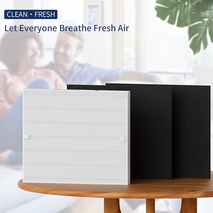 AP-1512HH Filter Set Replacement for Coway Airmega AP-1512HH and 200M Air Purifiers, 1 True HEPA and 2 Carbon Pre-Filters