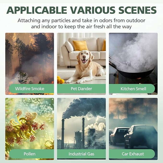 TP01 HEPA Replacement Filter Compatible with Dyson Tower Purifier Pure Cool Link TP01, TP02, TP03, AM11, BP01 Models, Compare to Part 968126-03, 2 Pack