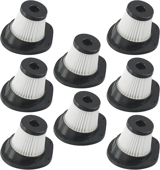 Vacuum Cleaner Filters Replacement for VL188 VL189, Washable Reusable Vacuum Cleaner Filter Accessories, Handheld Vacuum Replacement Accessories, 8 PACK