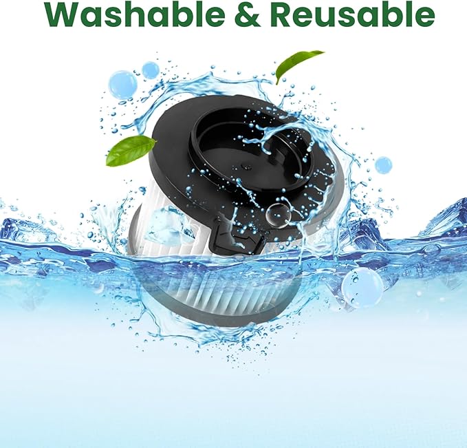 2 Count SF65 Replacement HEPA Filters - Compatible with Simplicity S65/S65S/S65D/S65P Cordless Stick & Handheld Vacuum Cleaners