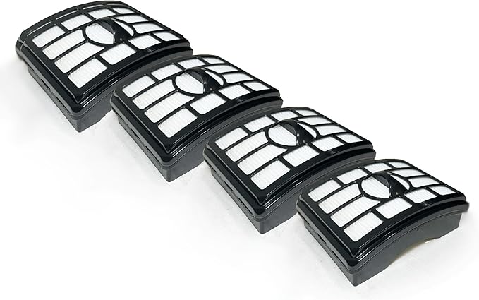 Nispira XHF500 HEPA Post-Motor Filter Replacement for Shark Navigator Lift-Away Vaccum NV500 Series, NV501, NV502, NV505, NV552, NV642, UV560, ZU780, ZU782, ZU782NP, ZU785. 4 Packs