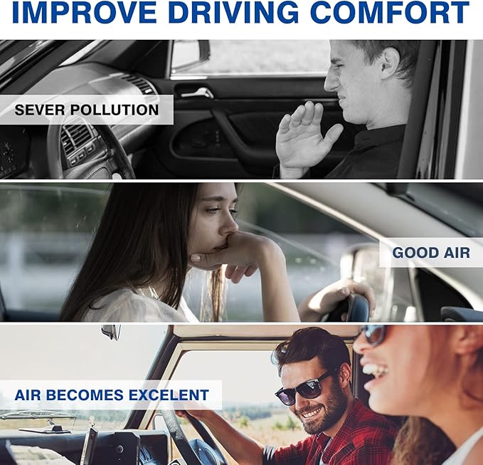 3 Pack HMF157 Cabin Air Filter for AVALON, CAMRY, COROLLA, PRIUS, PRIUS PRIME, RAV4, ES350, RX350, RX350L, RX450H, RX450HL, CX-9, Replace 87139-0E040, TK48-61-J6X